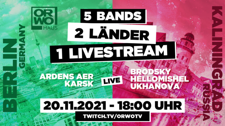 Livestream ORWO-Vorota Kaliningrad Berlin X-change 20-11-2021 ORWO Poster